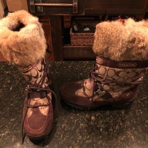COACH winter boots